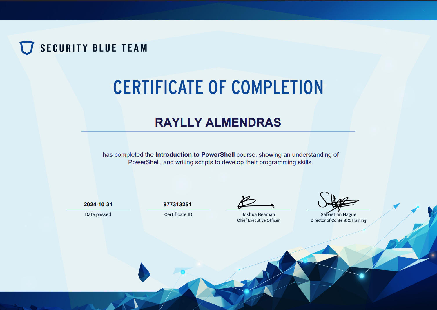 SBT Certification Cover